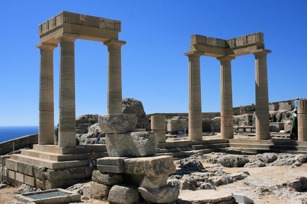 Lindos Boutique - Adults Only Leilighet Eksteriør bilde