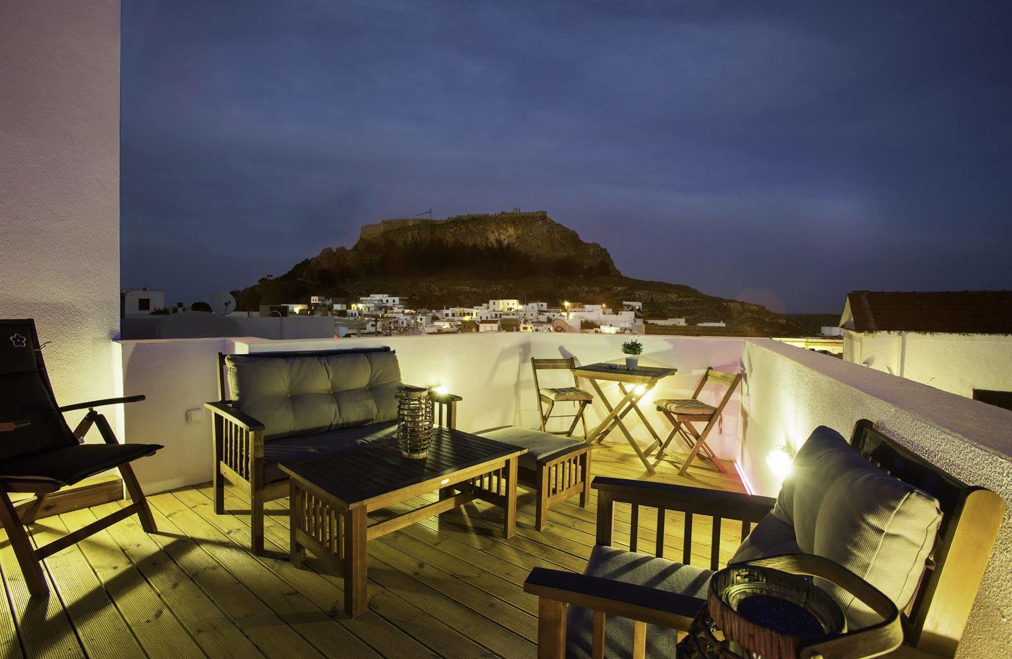 Lindos Boutique - Adults Only Leilighet Eksteriør bilde